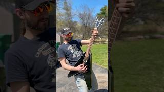 Acoustic Flying V Guitar 🤘🏻😎 #guitar #newriff #acousticguitar #guitarist