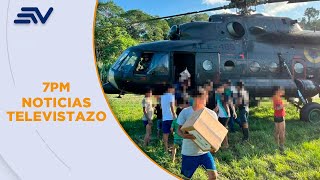 Helicóptero militar se estrelló con ocho personas a bordo en Pastaza | Televistazo | Ecuavisa