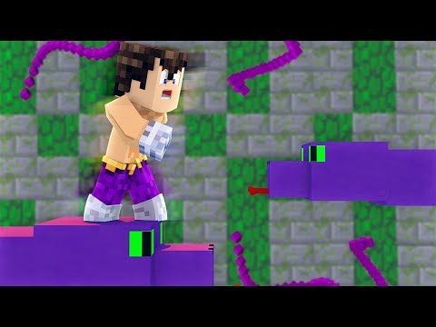 PARKOUR 99% IMPOSIBLE TROLL CON *SERPIENTES MORADAS* (+100 niveles!)