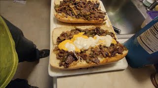 Cheese Steak Sammich On My Long Lost Electric Griddle