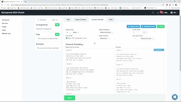 Dealing With Songs in Elvanto
