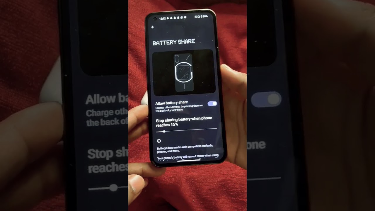 Here's How To Enable Reverse Wireless Charging On Nothing Phone (1) #nothingear1 #nothingphone1