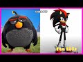 Sonic As Angry Birds | Cartoon Characters As Car