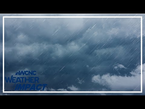 Scattered showers continue ending before the evening - YouTube