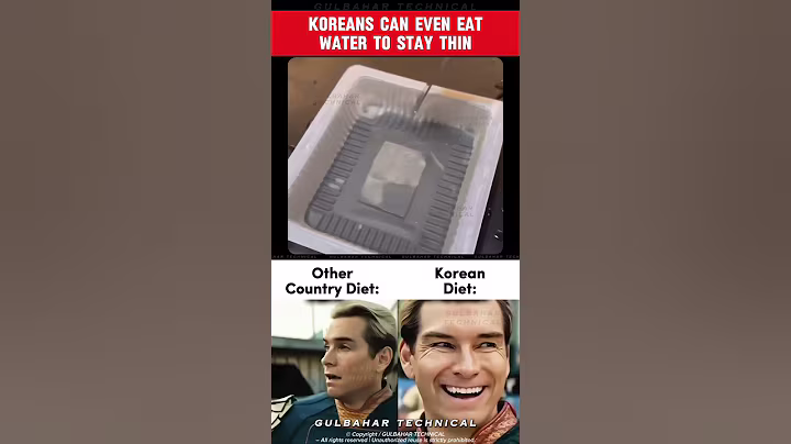 Koreans Eat WATER to Stay Thin 😱