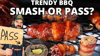 Would you SMASH or PASS this TRENDY BBQ? | Texas Twinkies, Pig Shots, Armadillo Eggs, Shotgun Shells