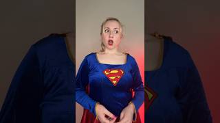 The worst thing kids have asked me as Supergirl.... #awkward #supergirl #storytime #shorts