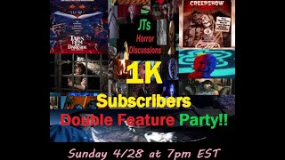 CREEPSHOW 1982 / Tales from the Darkside 1990 DOUBLE FEATURE Watch & 1K Subscribers Party!!