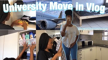 VLOG:MOVING BACK TO RES|UNIVERSITY MOVE IN|NEW STUDENT ACCOMMODATION  UNIVERSITY OF WESTERN CAPE