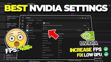 Fix Stutter & Boost FPS – Best NVIDIA Control Panel Settings for MAX FPS