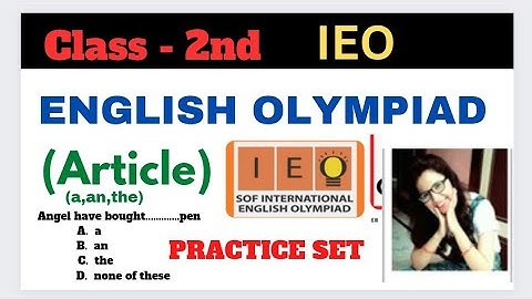 Class 2 English olympiad #class2 ##english #olympiad /Article practice set
