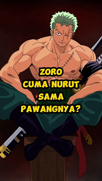 Zoro cuma nurut ke Pawangnya?? #onepiece #anime #luffy #zoro #sanji #chopper #strawhats #fyp #shorts