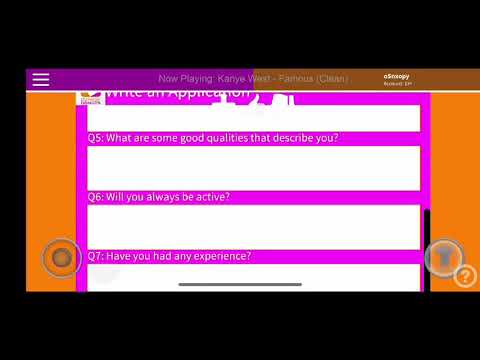 Dunkin Donut Application Good Answers For The Trainee Rank At Dunkin Donuts Youtube - dunkin donuts roblox recipes