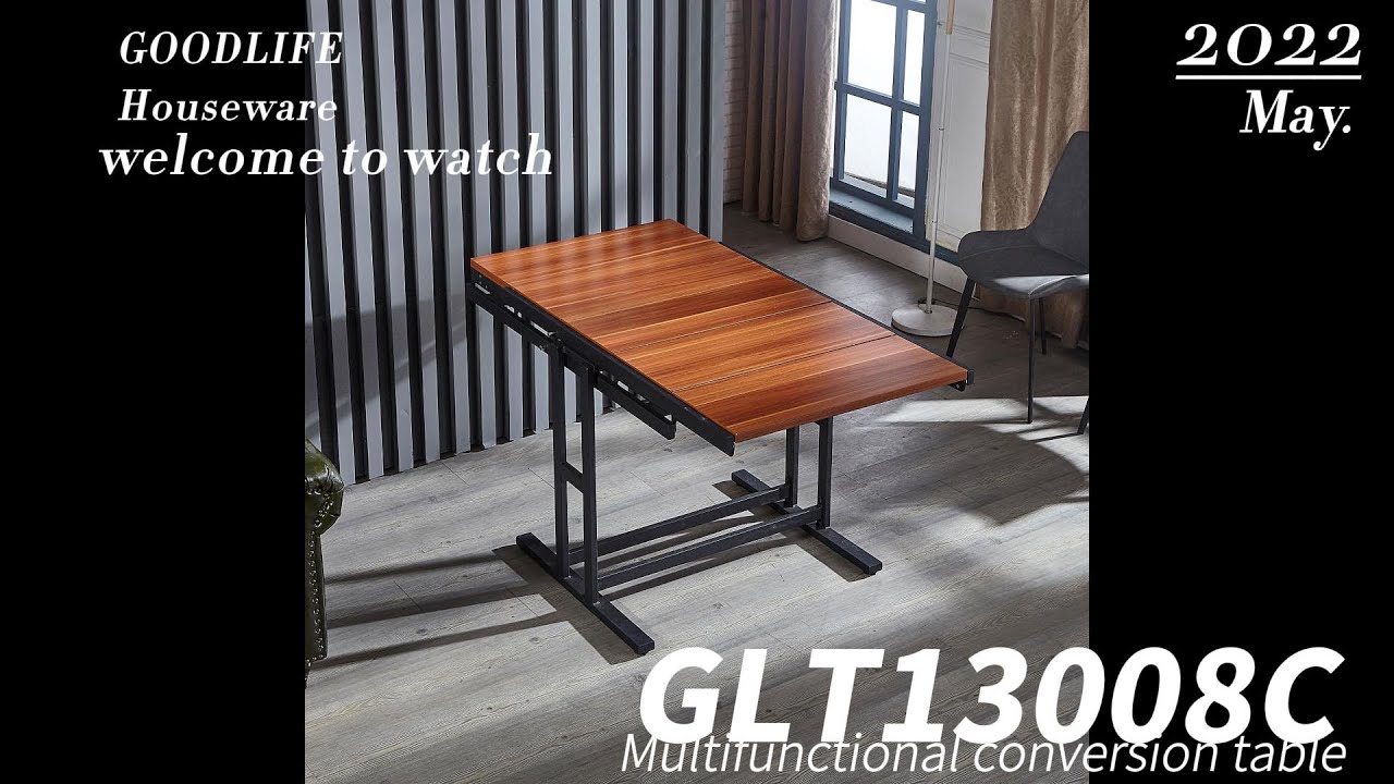 75cm Convertible Shelf Table Multifunctional Foldable MDF Board YouTube