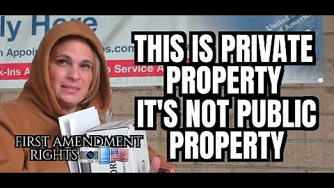 "This Is Private Property  It's Not Public Property"