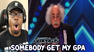 America's Got Talent - Ray Jessel 84 Year Old performs Must See Hilarious Original Song REACTION!