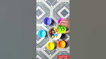 #satisfying color sorting ASMR #asmr #trending #reverse video#shorts