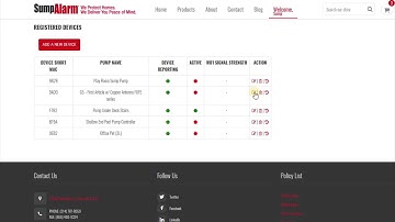 Modify Settings for your Sump Alarm WiFi Alarm