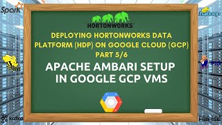APACHE AMBARI SETUP - DEPLOYING HORTONWORKS DATA PLATFORM ON GOOGLE CLOUD