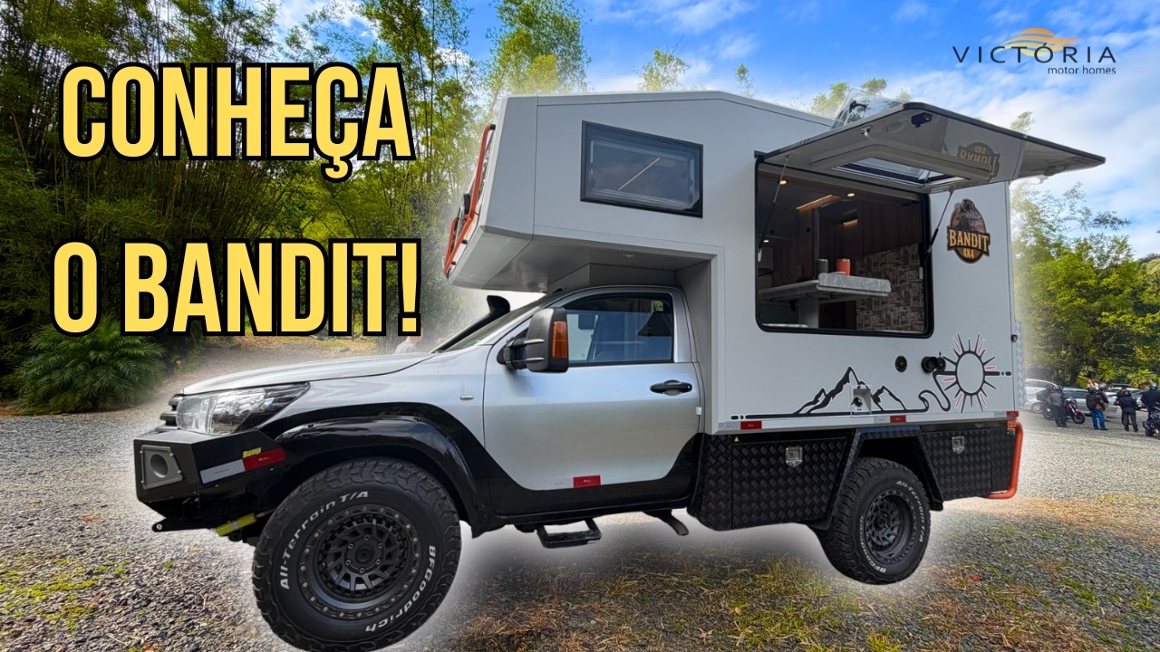 BANDIT 4x4 | Motor Home Compacto e Robusto Montado em Hilux Chassi Cabine