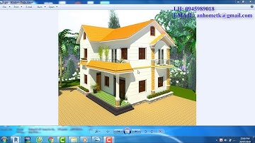 MẪU BIỆT THỰ 2 TẦNG MÁI THÁI  ĐẸP SANG TRỌNG GIÁ 900TR Ở THÁI BÌNH