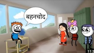 Hindi funny cartoon video l Tweencaraft  funny comedy video