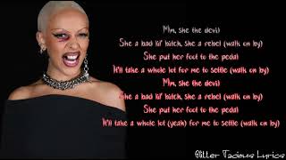 Doja Cat- Paint The Town Red lyrics\\ Glitter Tacious Lyrics