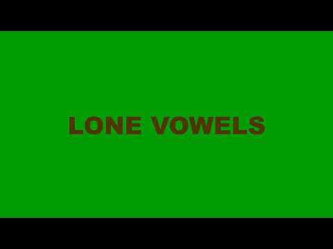 LONE VOWELS