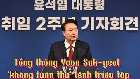 Tổng thống Yoon Suk-yeol 