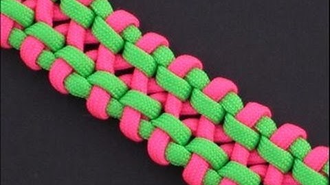 How to Make the Noisebridge Bar (Paracord) Bracelet by TIAT