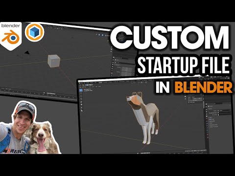 How to Create a CUSTOM STARTUP File in Blender! | Step by Step Tutorial