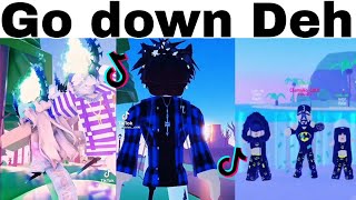 go down deh roblox tiktok complation || roblox tiktok complation