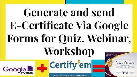 Create certificate for Google quiz quickly |Webinar certificates|Auto certificate for Competition