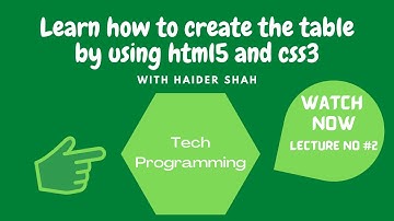 How To Create Responsive Table In HTML5 & CSS3 || How To Make Responsive Table Using HTML5 & CSS3