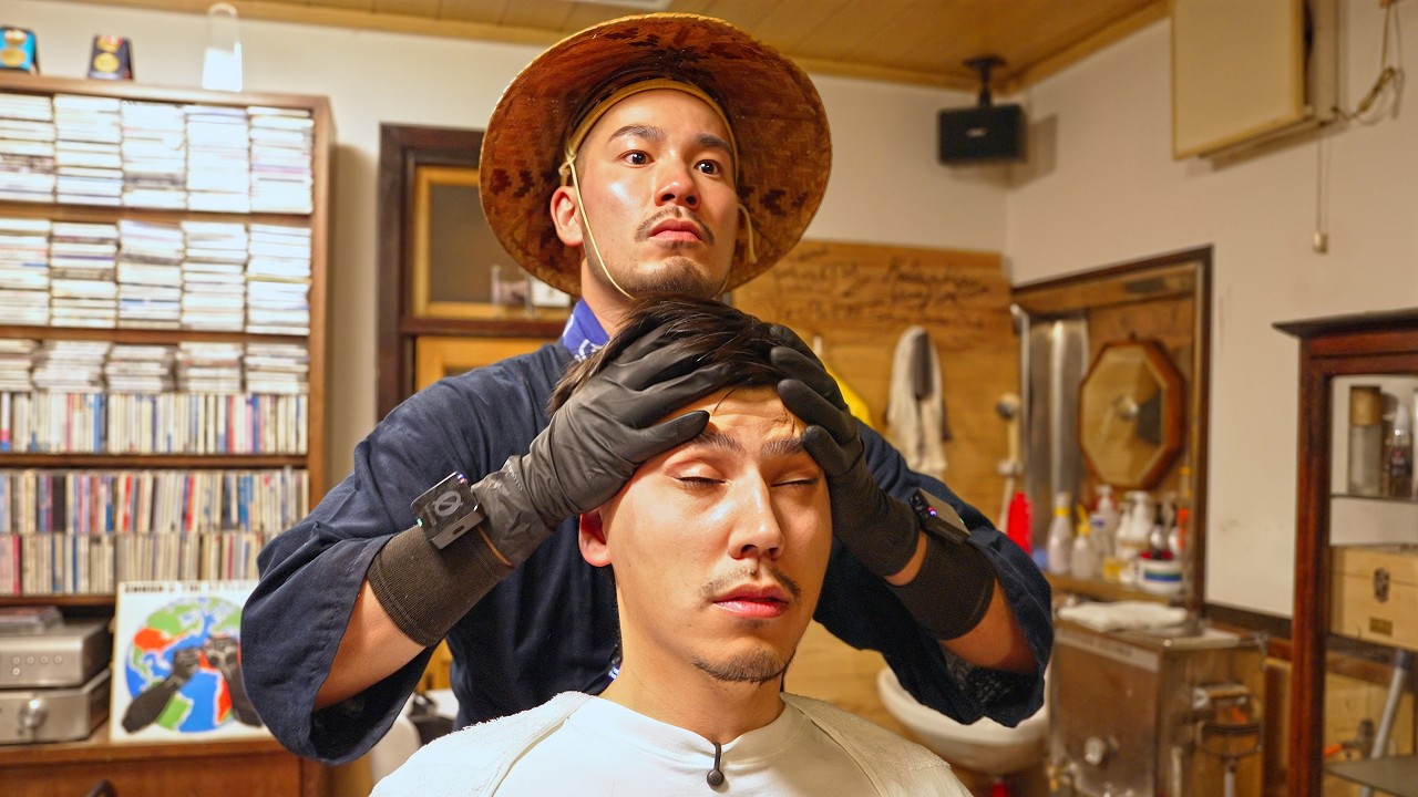 💈(ASMR) Scissors Down, Hands Up – A Barber Who Became a World Champ Masseur