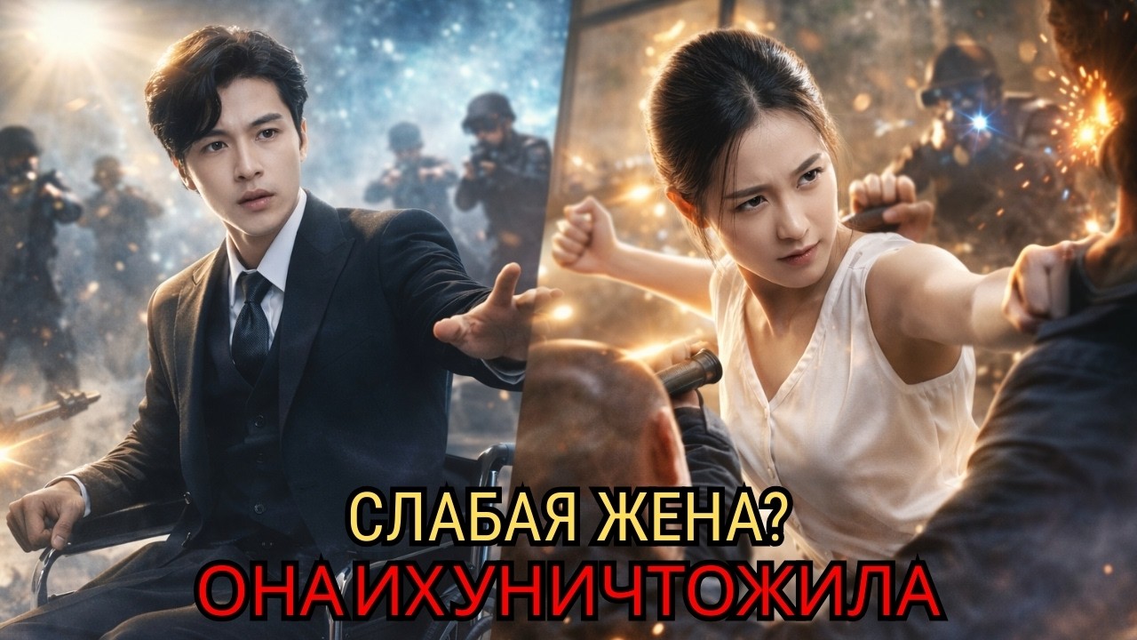 Муж-инвалид в засаде! Тихая жена оказалась мастером боя #дорама2026