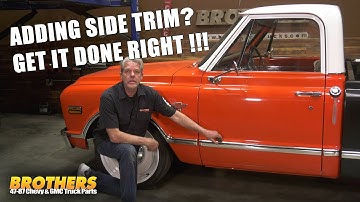 Chevy & GMC Truck Side Molding/Trim Install - Deluxe Conversion