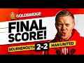 Disgrace bournemouth 22 manchester united goldbridge reaction