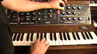 Demonstration of the Moog Minimoog