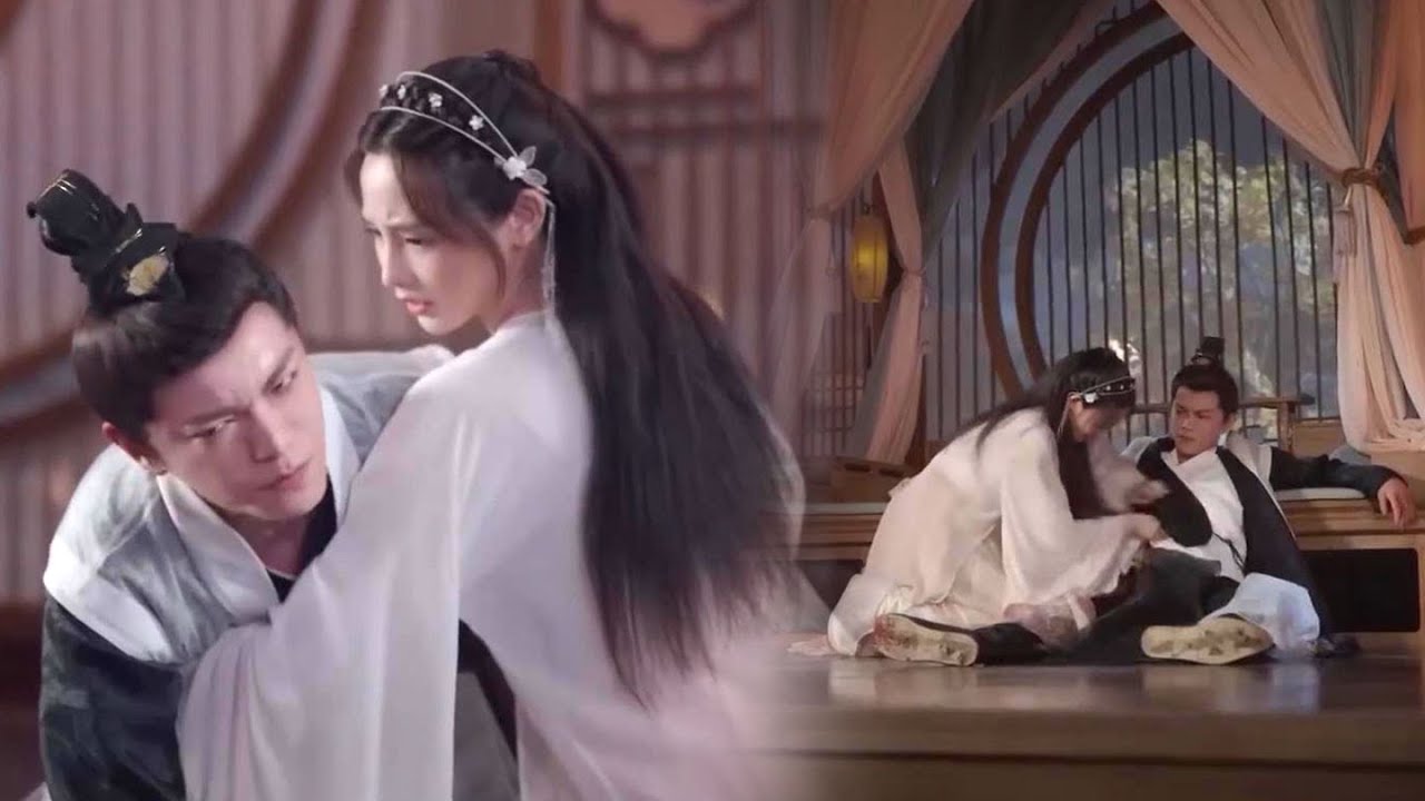 Маркиз получил травму, и Золушка разрывает одежду и связывает его для лечения!