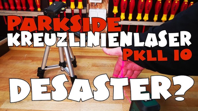 Lidl - PARKSIDE® Laserwasserwaage inklusive Dreibein-Stativ - YouTube