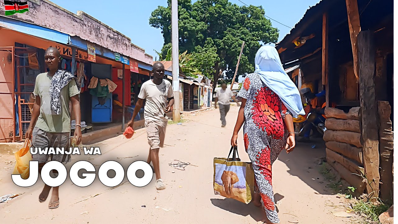 Uwanja wa Jogoo Diaini/Ukunda Walking Tour 2025 | Authentic Swahili Village Life 4K UHD