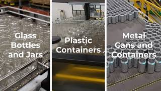 Container Handling for Glass, Plastic & Metal | Automated Packaging Solutions by Ska Fabricating