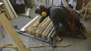 How To Build A Garden Gate Pt 2 Here is a video documenting the process of building a paneled wood gate with decorative hinges. 