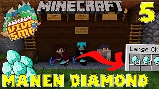 PANEN DIAMOND 1 STACK WITH NEVINGAMING & SARYUBROTHER - Minecraft Survival : VIVA SMP 2 #5