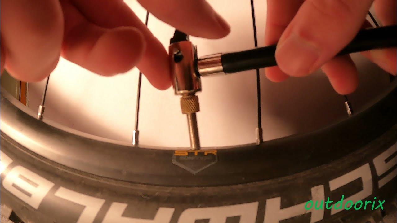 How to pump a Presta valve I Tutorial YouTube