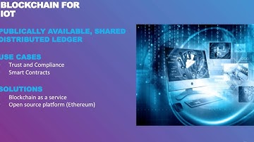 Blockchain for IoT & Artificial Intelligence