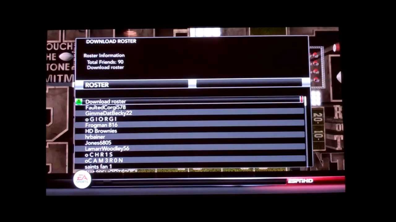 NCAA 13: How to Download Rosters with Names (works with Xbox and PS3 ...
