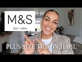 MARKS AND SPENCER PLUS SIZE HAUL / LOOKING FOR THE PREFECT WIDE LEG TROUSERS
