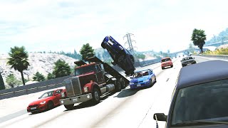 Realistic highway crashes - Satisfying Destruction screenshot 3